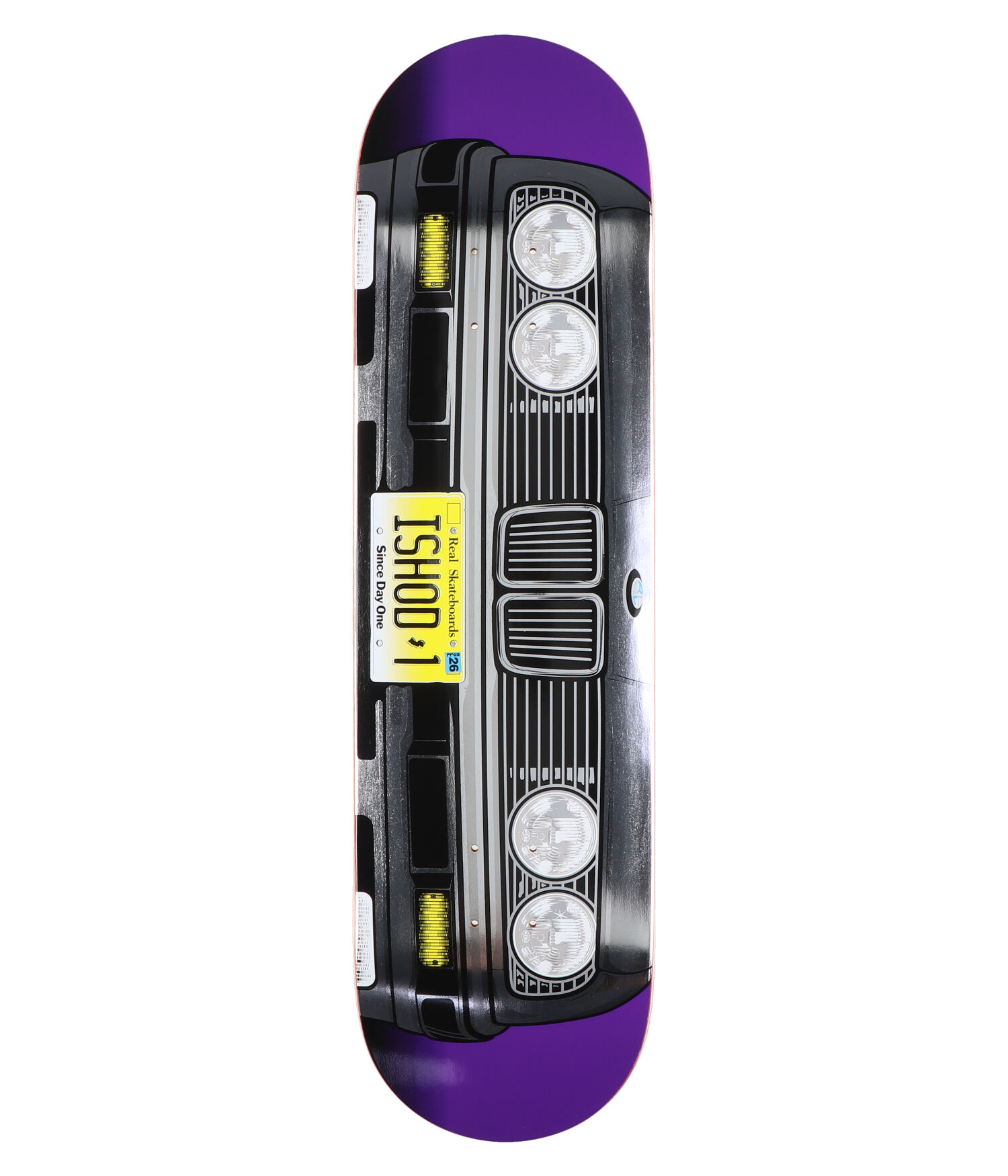 Real Ishod Grille LTD. Twin Tail 8.5" Skateboard Deck silver foil