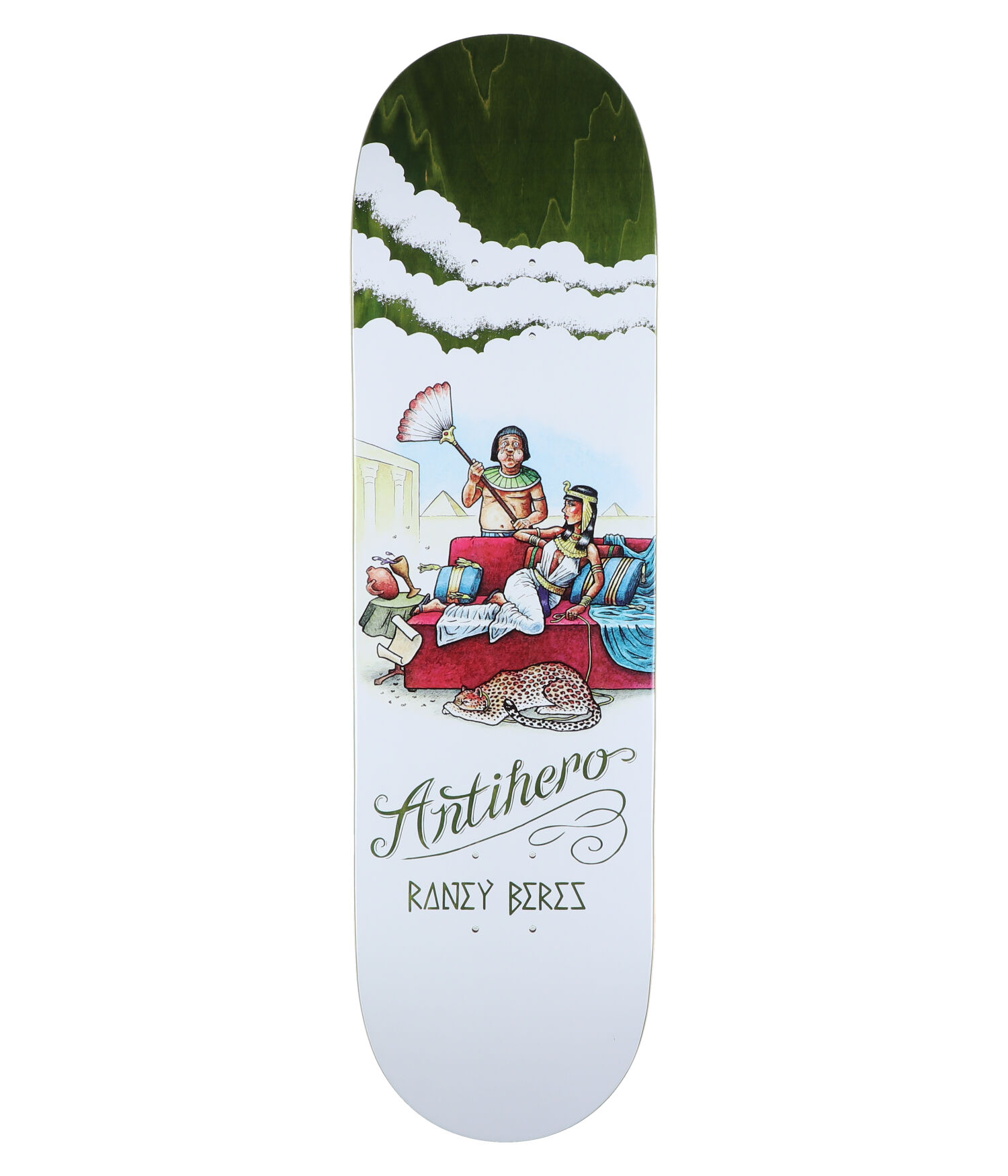 Anti Hero Beres Flatulent Beauties 8.75" Skateboard Deck white