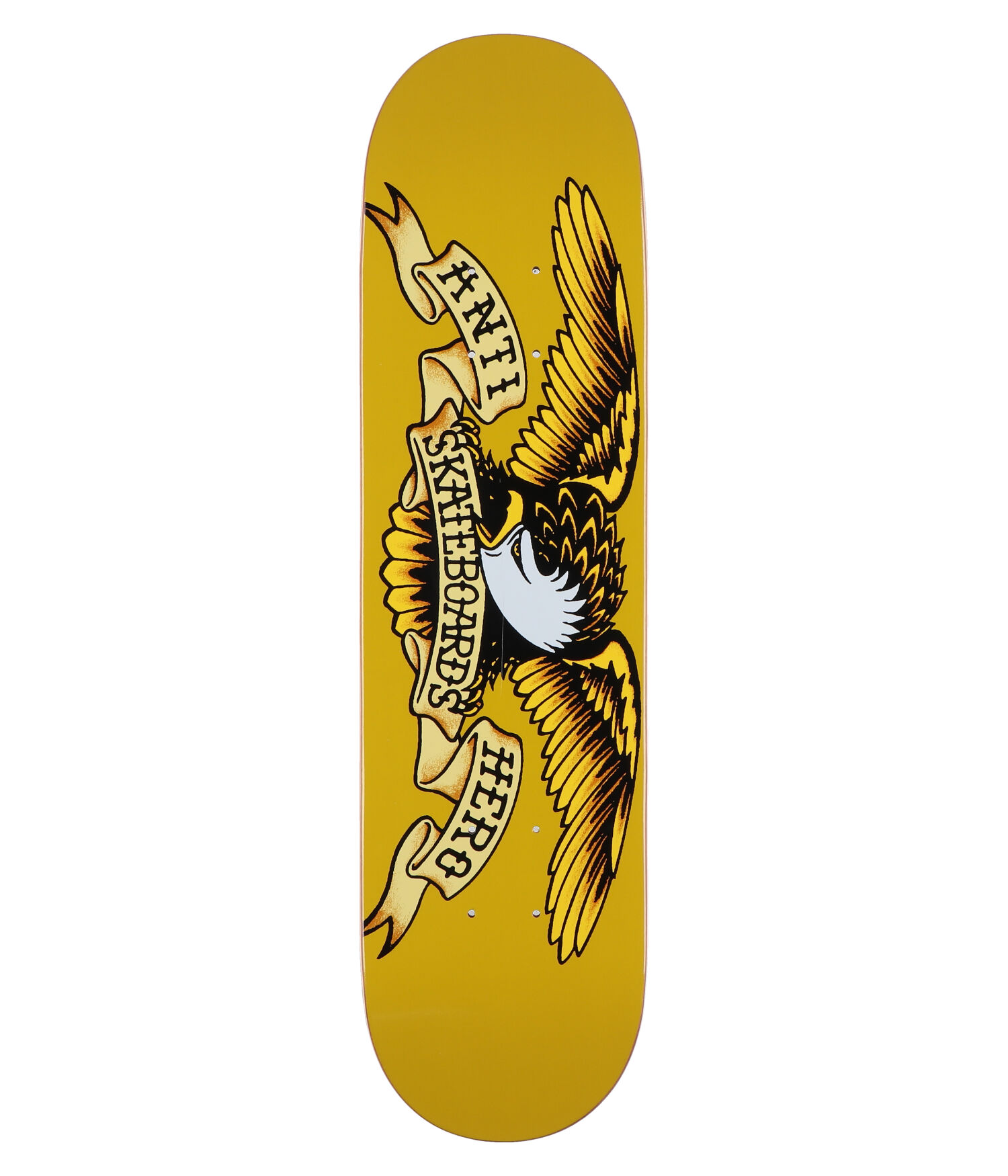 Anti Hero Team Classic Eagle Mini 7.3" Skateboard Deck yellow