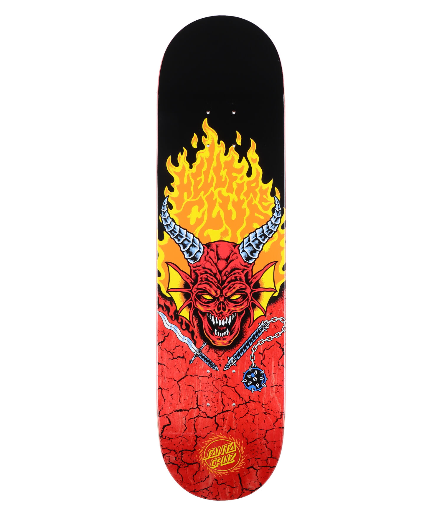 Santa Cruz x Stranger Things Hellfire Club 8.25" Skateboard Deck multi