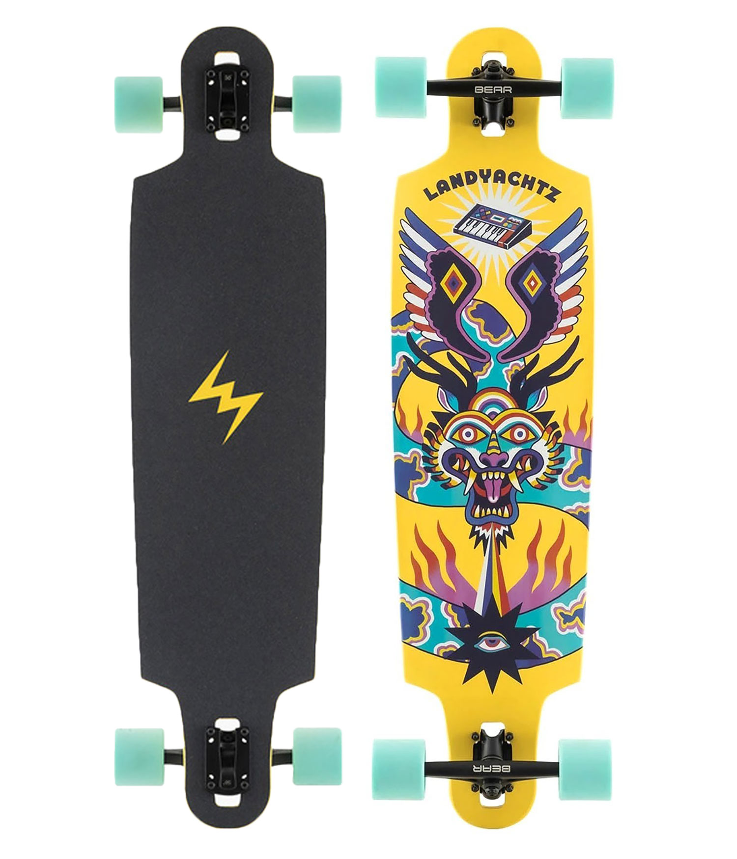 Landyachtz Drop Cat 38" (96,5cm) Komplett-Longboard journey