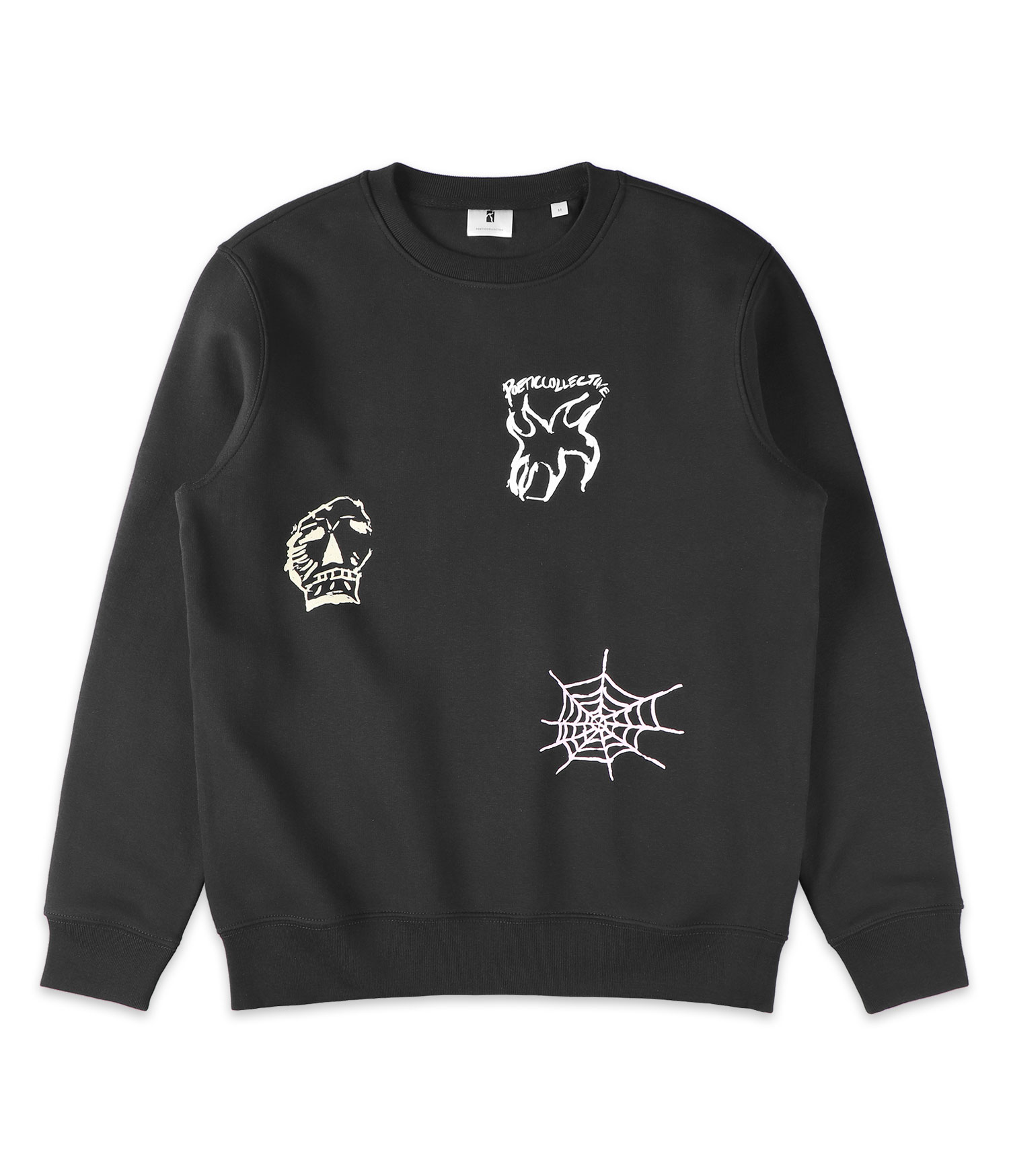 Poetic Collective Three Prints Sweatshirt black Herren XL