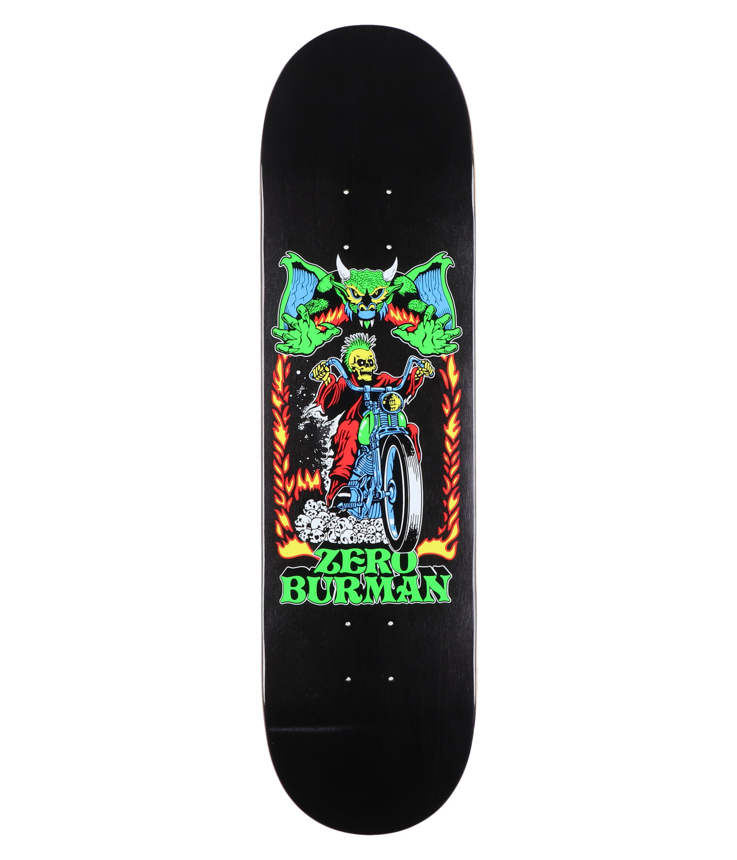 Zero Burman Hell Ride 8.25" Skateboard Deck black