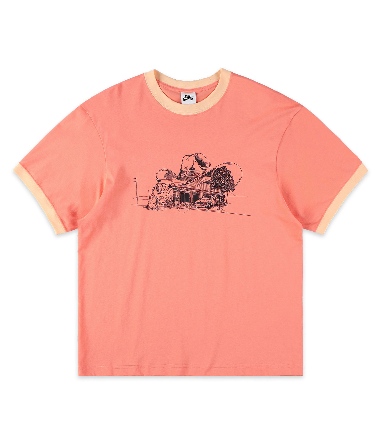 Nike SB Essential T-Shirt orange forst tangerine tint Herren L
