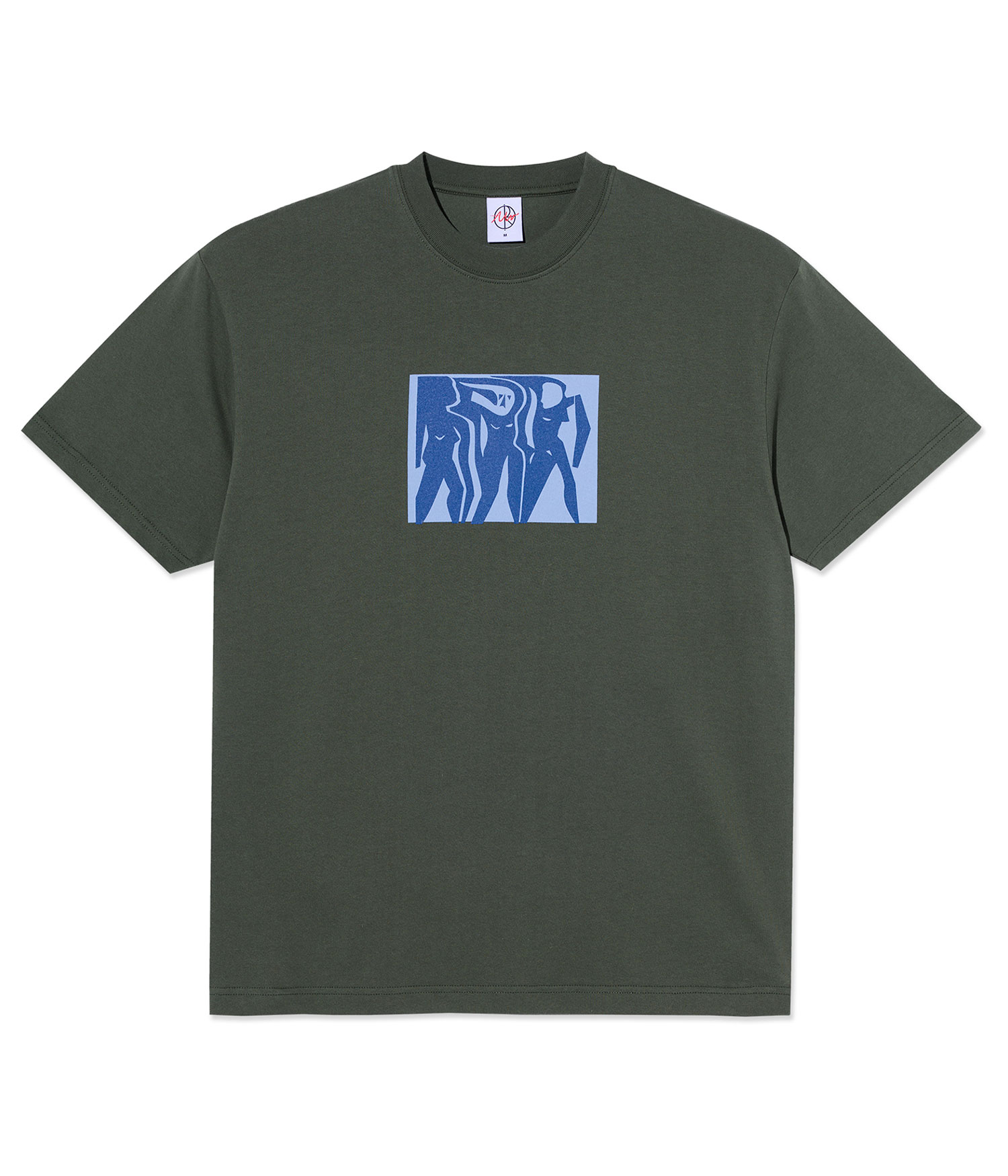 Polar Cut Outs T-Shirt dark olive Herren M