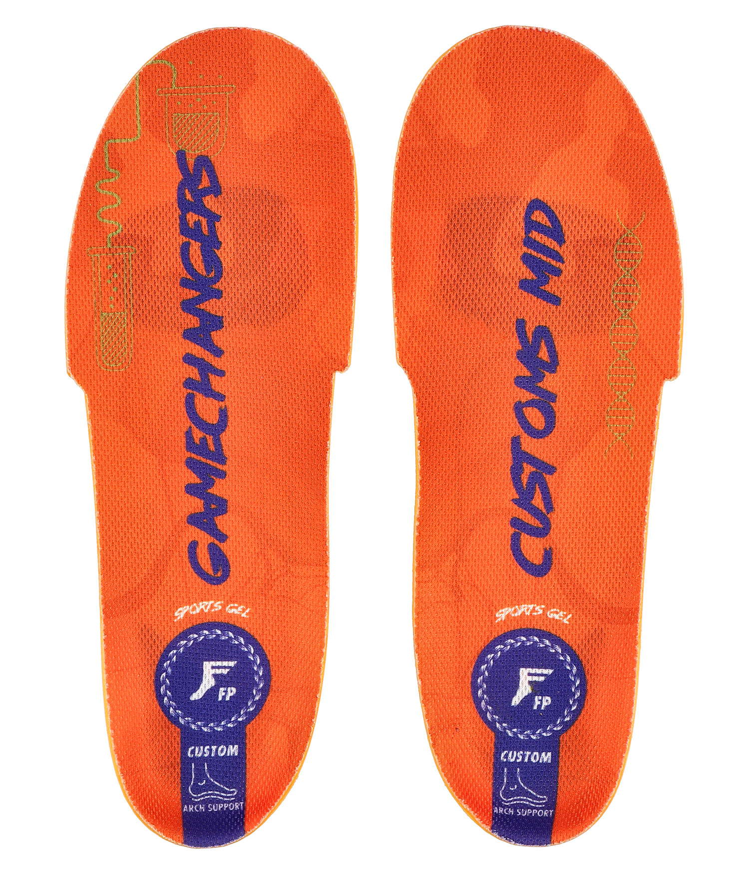 Footprint Gamechangers Sport Mid Einlegesohlen sport orange