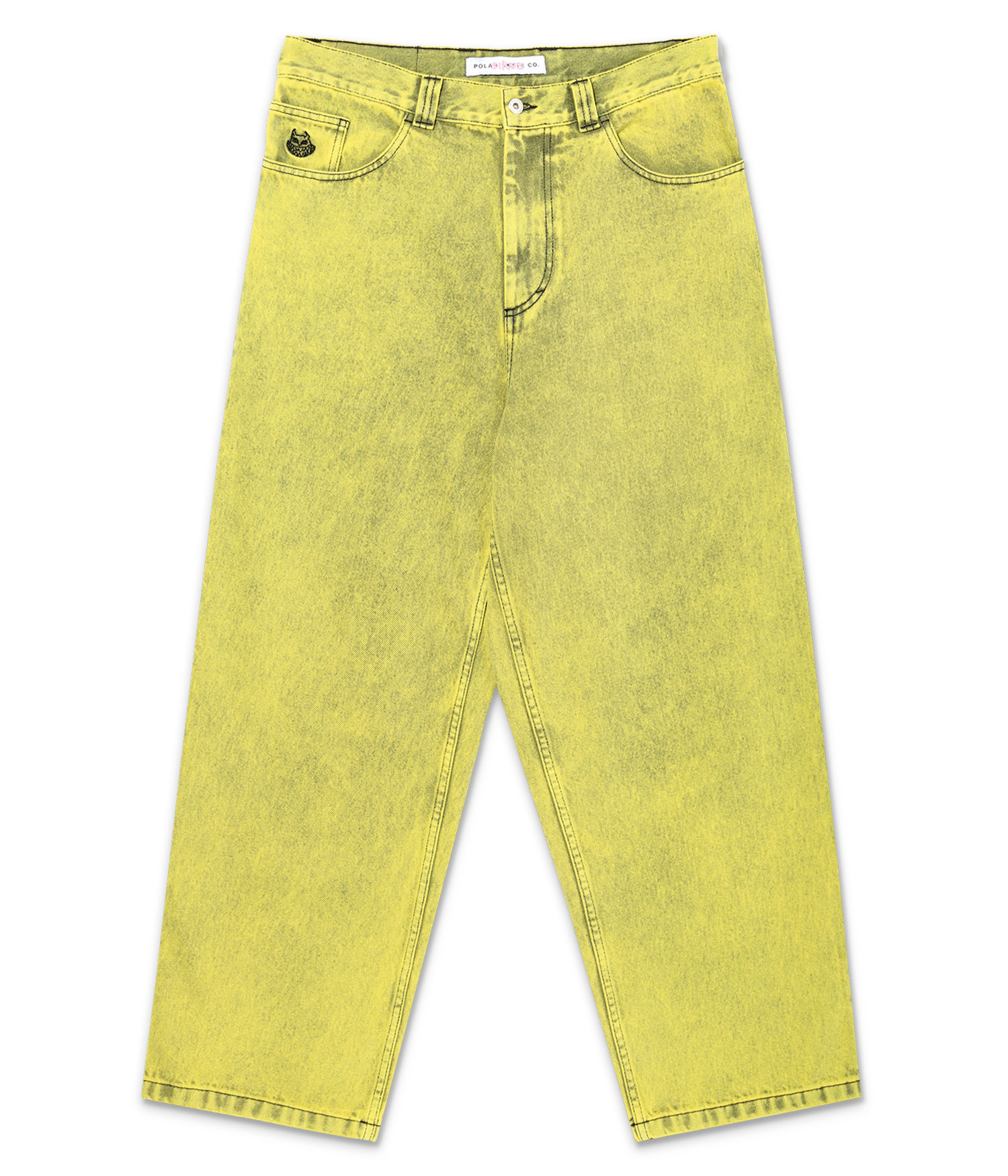 Polar Big Boy Demon Child Jeans lemon black Herren XS