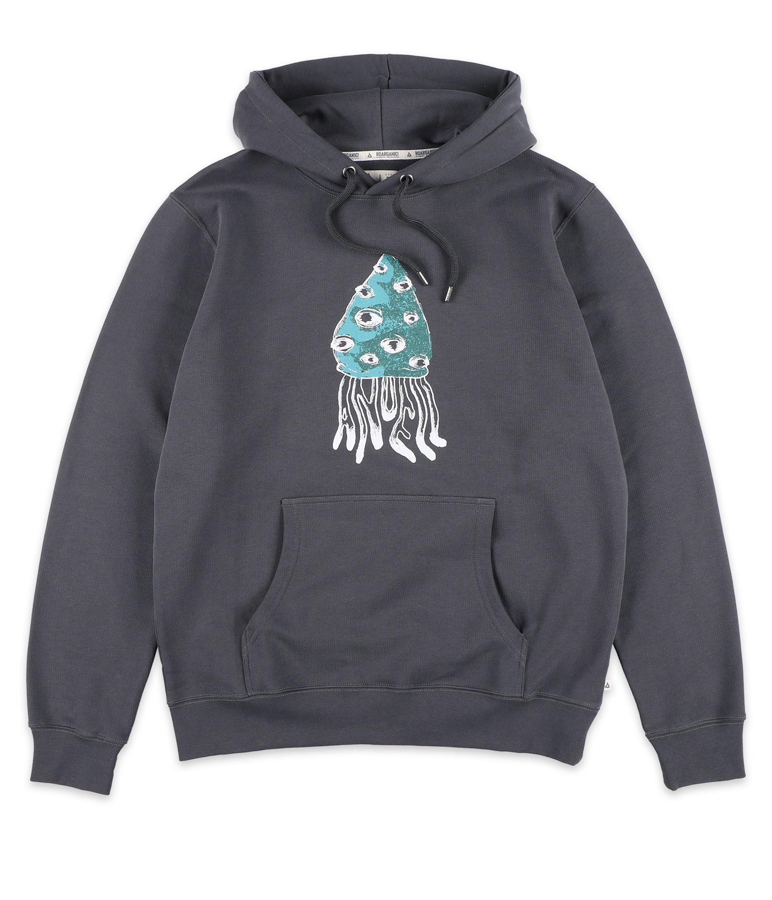 Anuell Medusor Organic Hoodie charcoal contrast Herren L