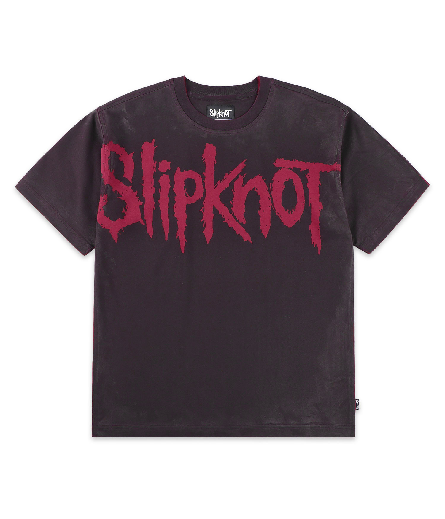 Welcome x Slipknot Barcode Overprint Knit T-Shirt black red Herren XL