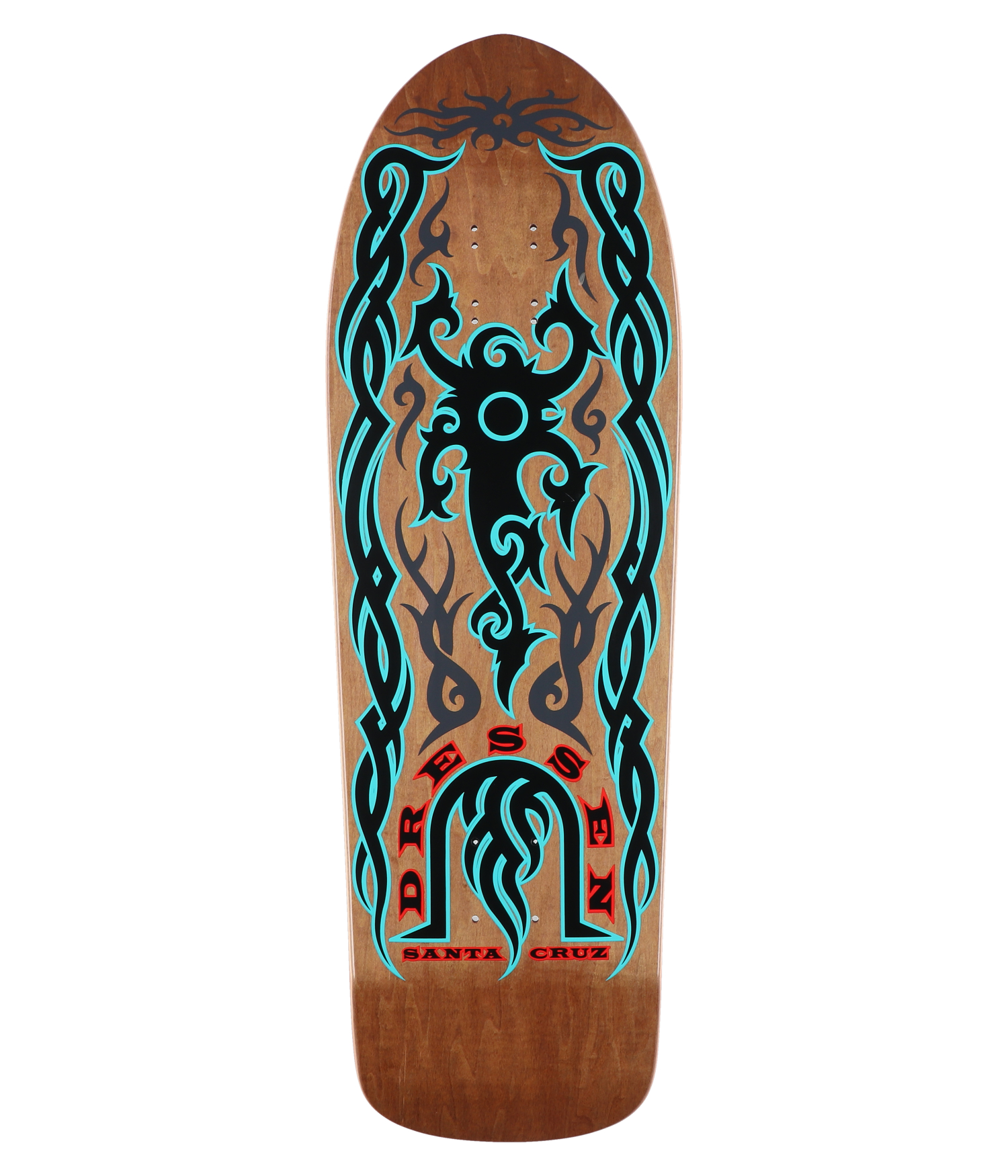 Santa Cruz Dressen Tribal Reissue 9.9" Skateboard Deck multi