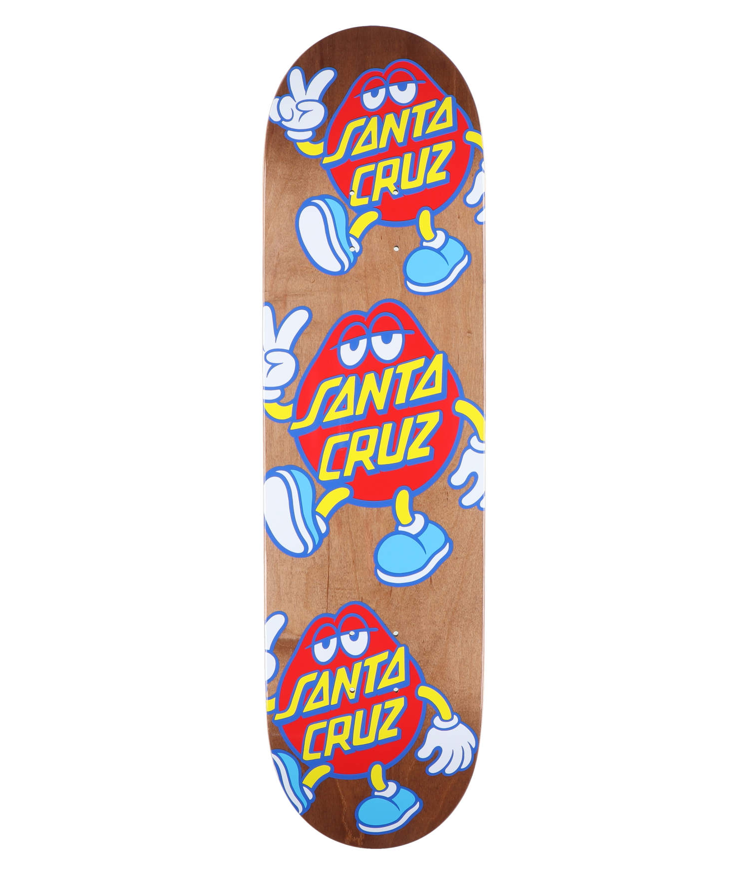 Santa Cruz Dot Guy ATV 8.375" Skateboard Deck multi