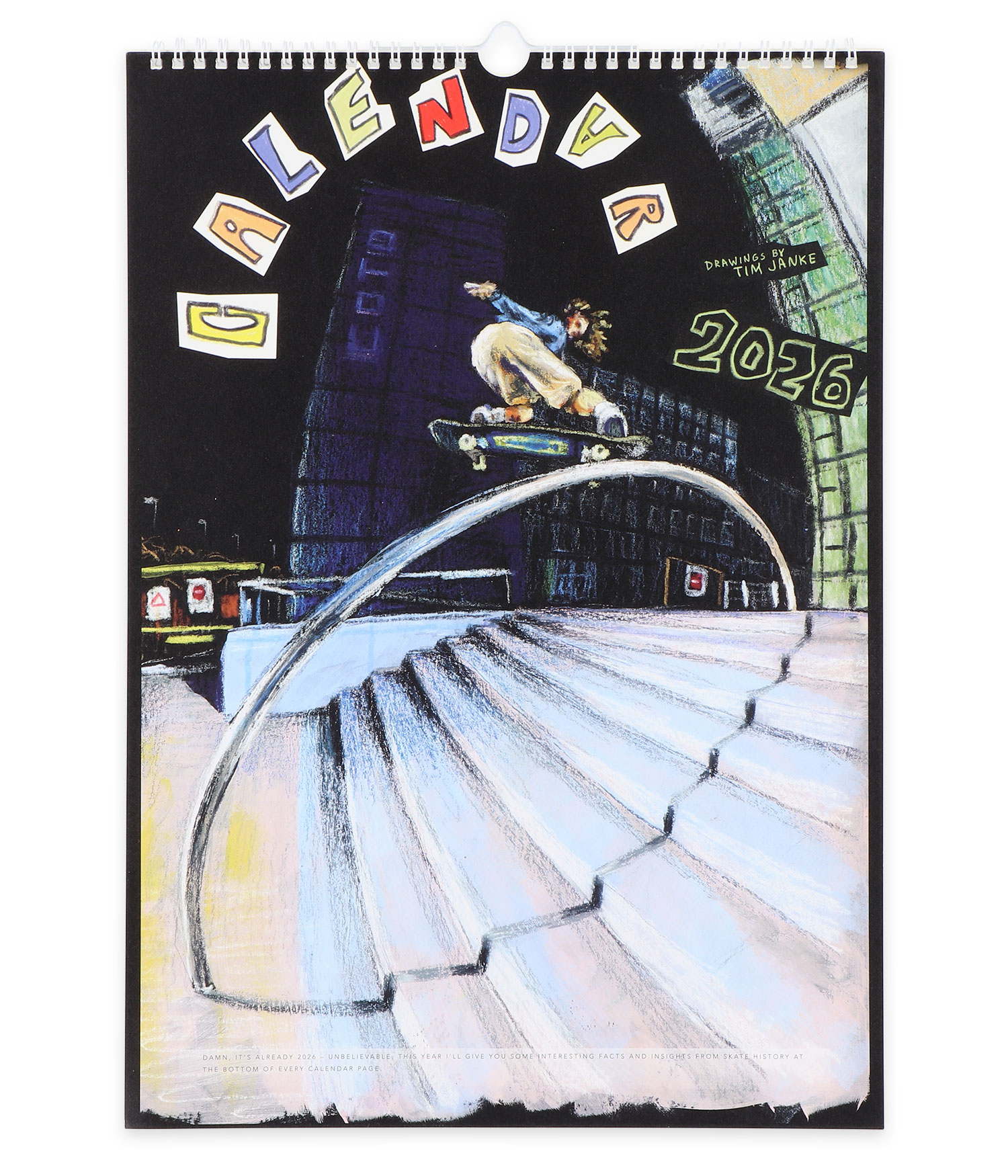 skatedeluxe Tim Janke Yearly 2026 Kalender