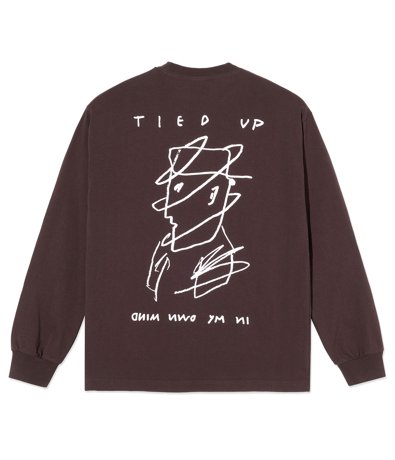 Polar Tied Up Longsleeve washed chocolate Herren M