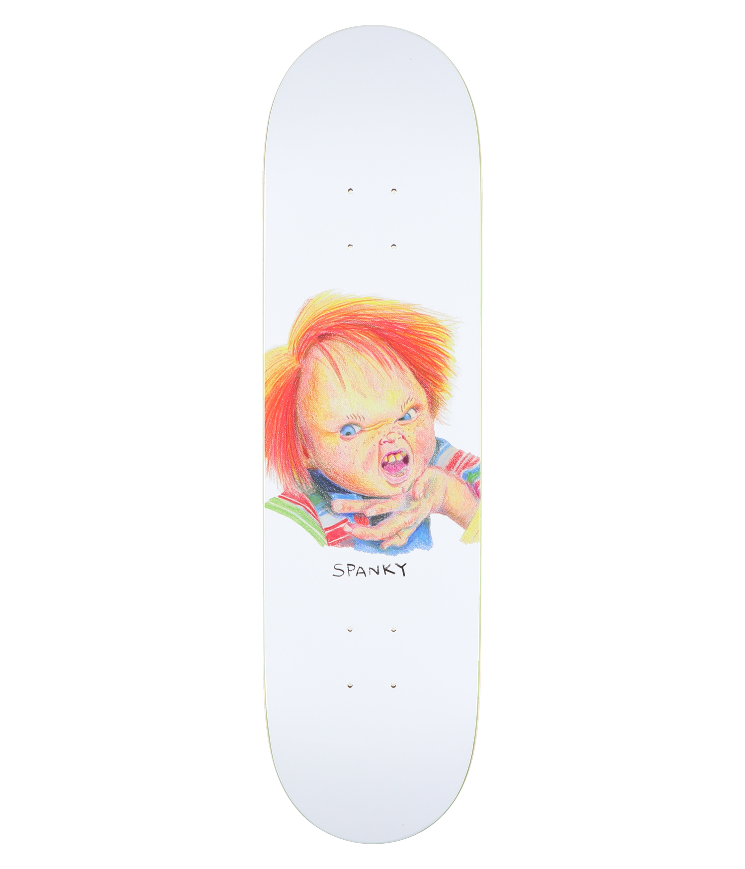 Baker Spanky Good Guys 8.25" Skateboard Deck white