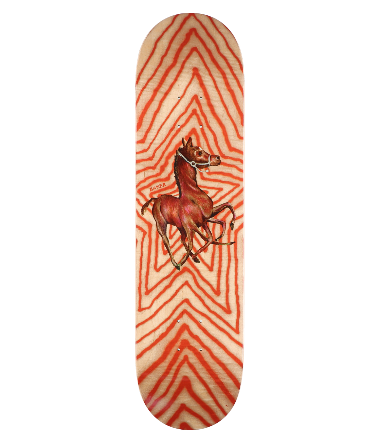 Baker Reynolds Rocket Science 8.125" Skateboard Deck orange