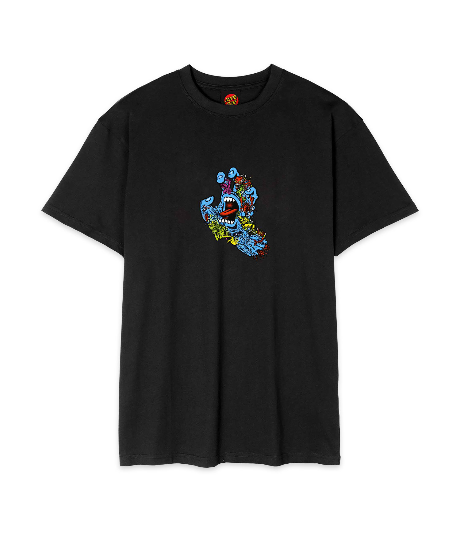 Santa Cruz Roskopp Screaming Five Front T-Shirt black Herren S