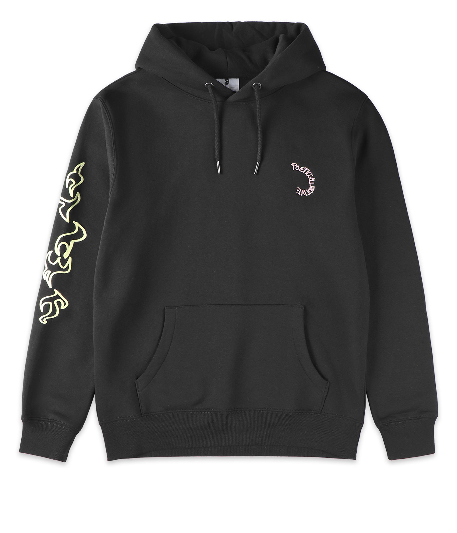 Poetic Collective Scribble Arm Hoodie black Herren L