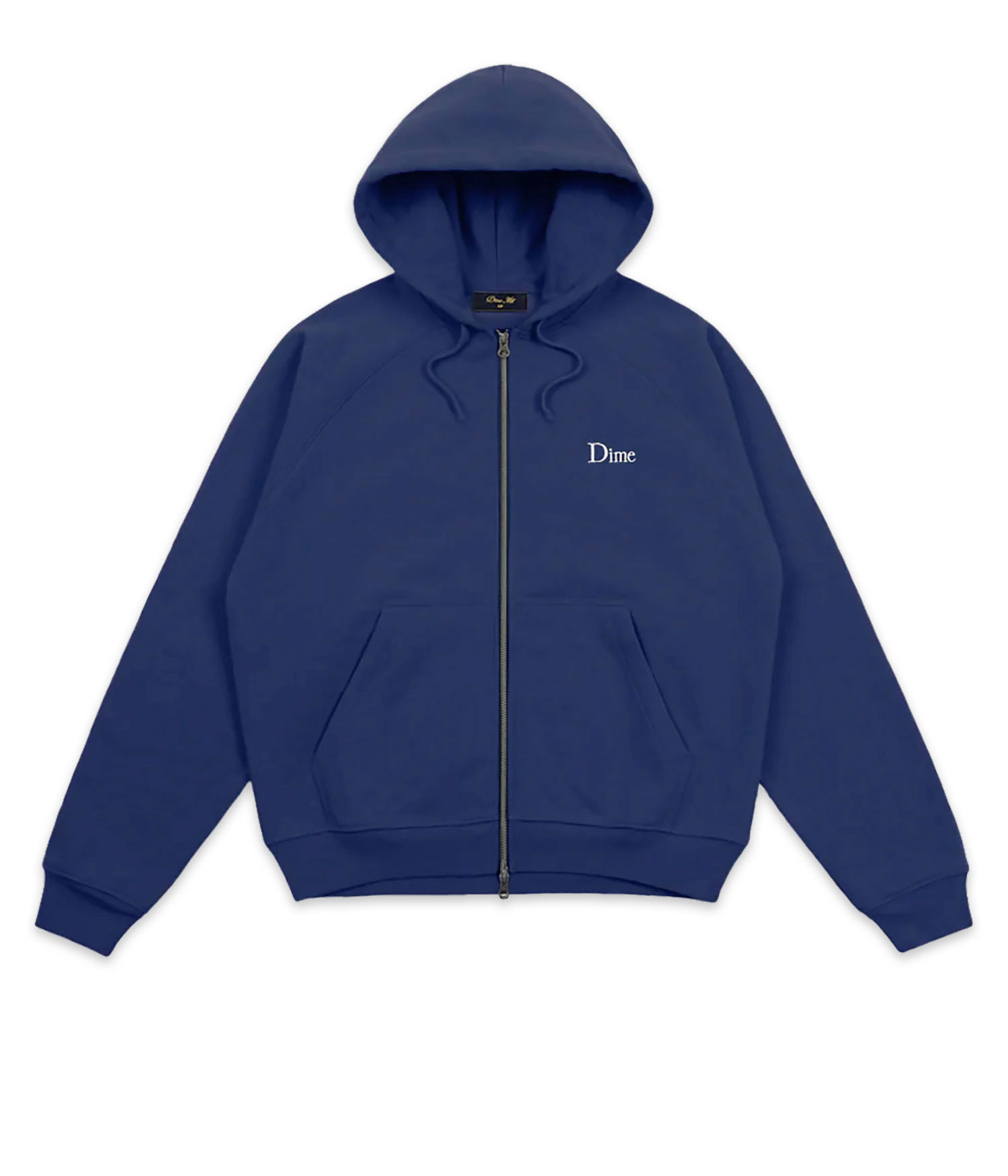Dime Classic Small Logo Zip-Hoodie midnight navy Herren XXL