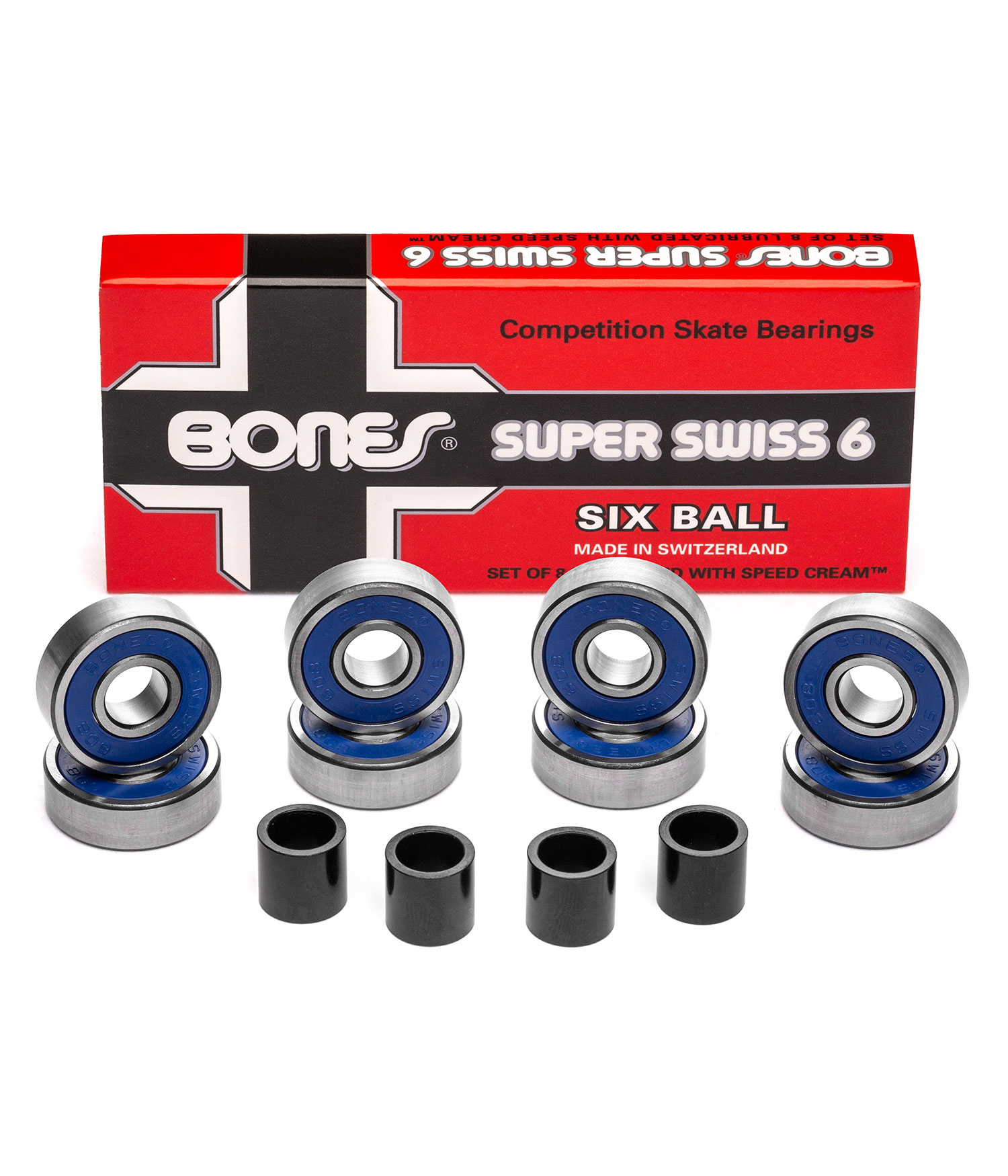 Bones Bearings Super Swiss 6 Kugellager blue