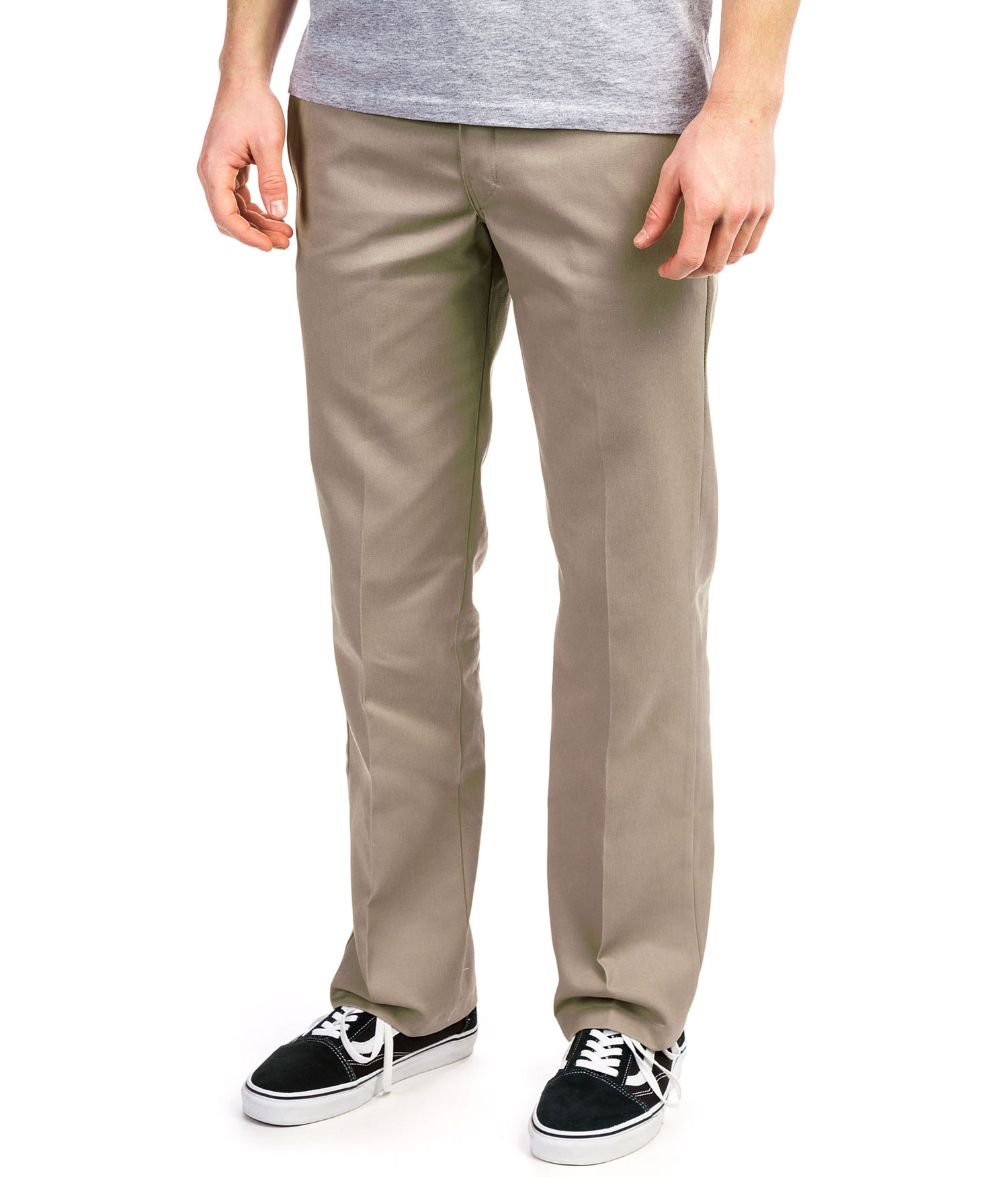 Dickies 873 Slim Straight Workpant Pants (khaki) buy at skatedeluxe