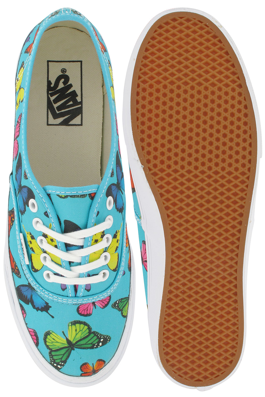 Vans Authentic Slim Butterfly Shoes women (scuba blue) buy at skatedeluxe