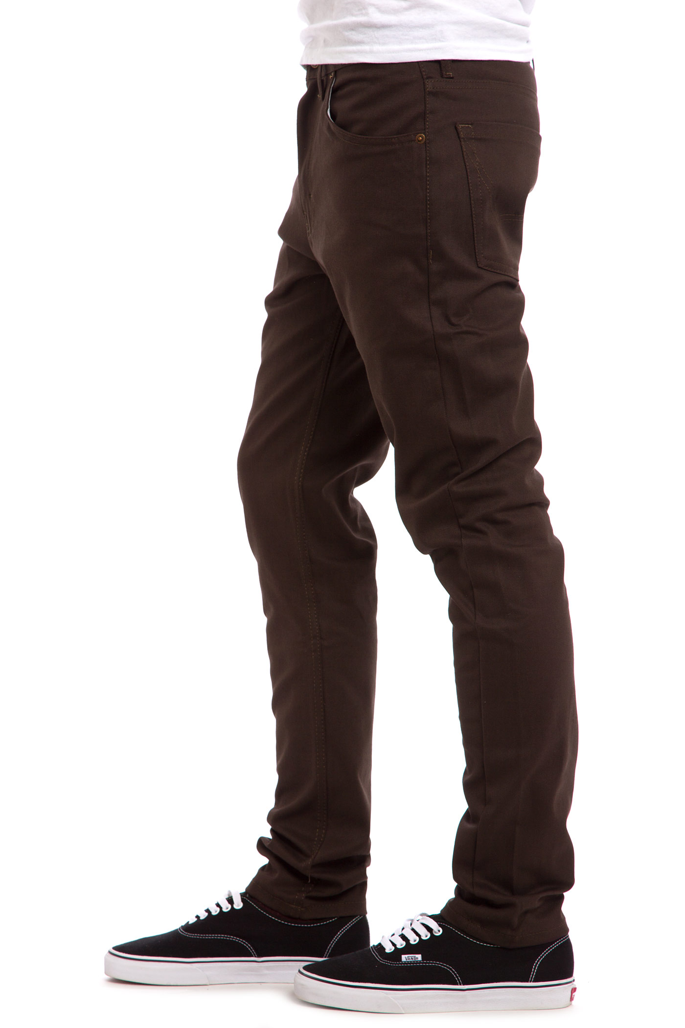 Dickies Slim Skinny Pants (dark brown) buy at skatedeluxe Dickies Slim Skinny Pants (dark brown) buy at skatedeluxe