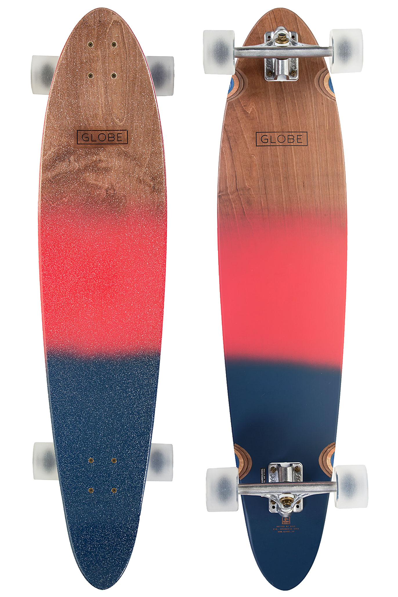 Globe Pinner Classic 40" (101,6cm) Komplett-Longboard (red navy spray