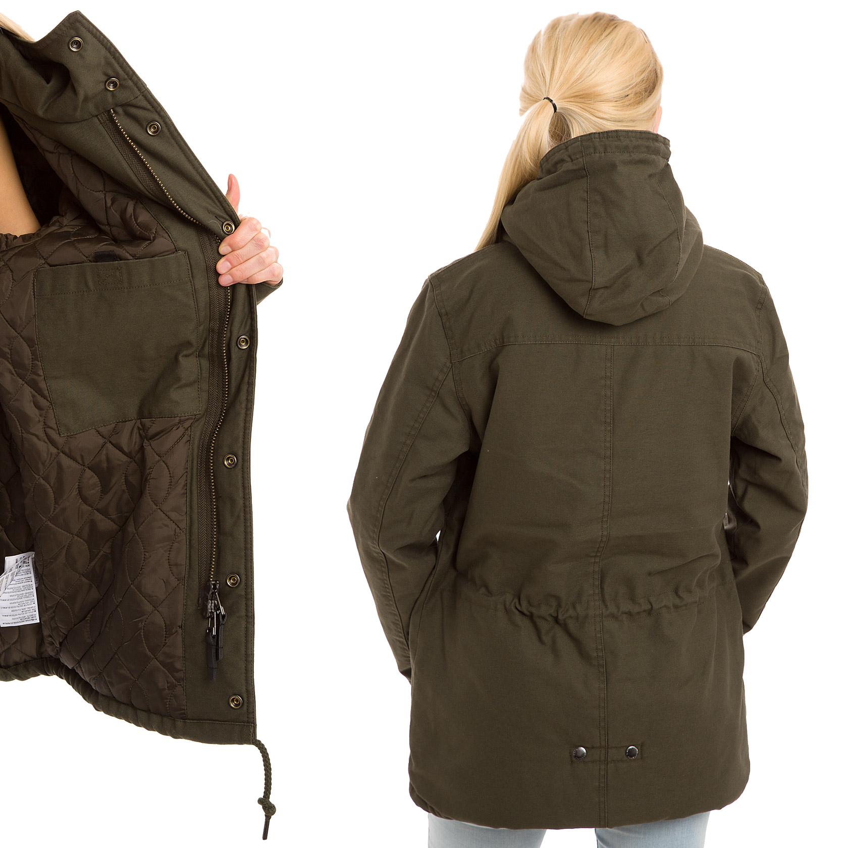 Carhartt WIP Clash Parka Jacket women (cypress) buy at