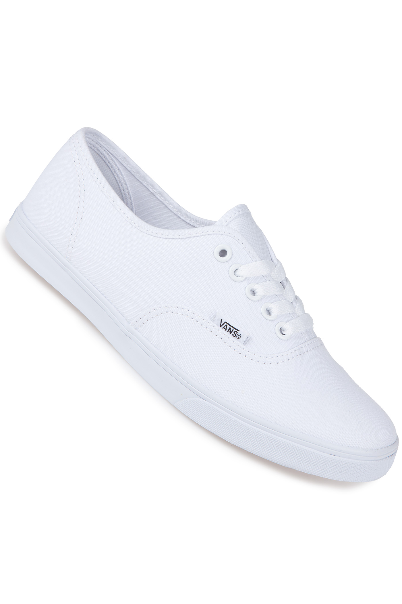 vans authentic leather true white