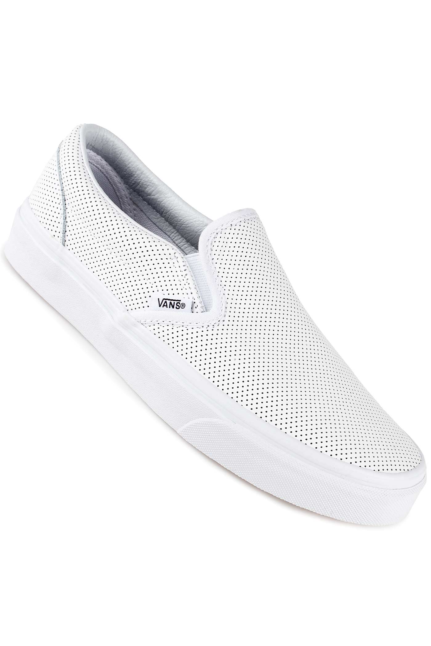 soft leather classic slip on vans