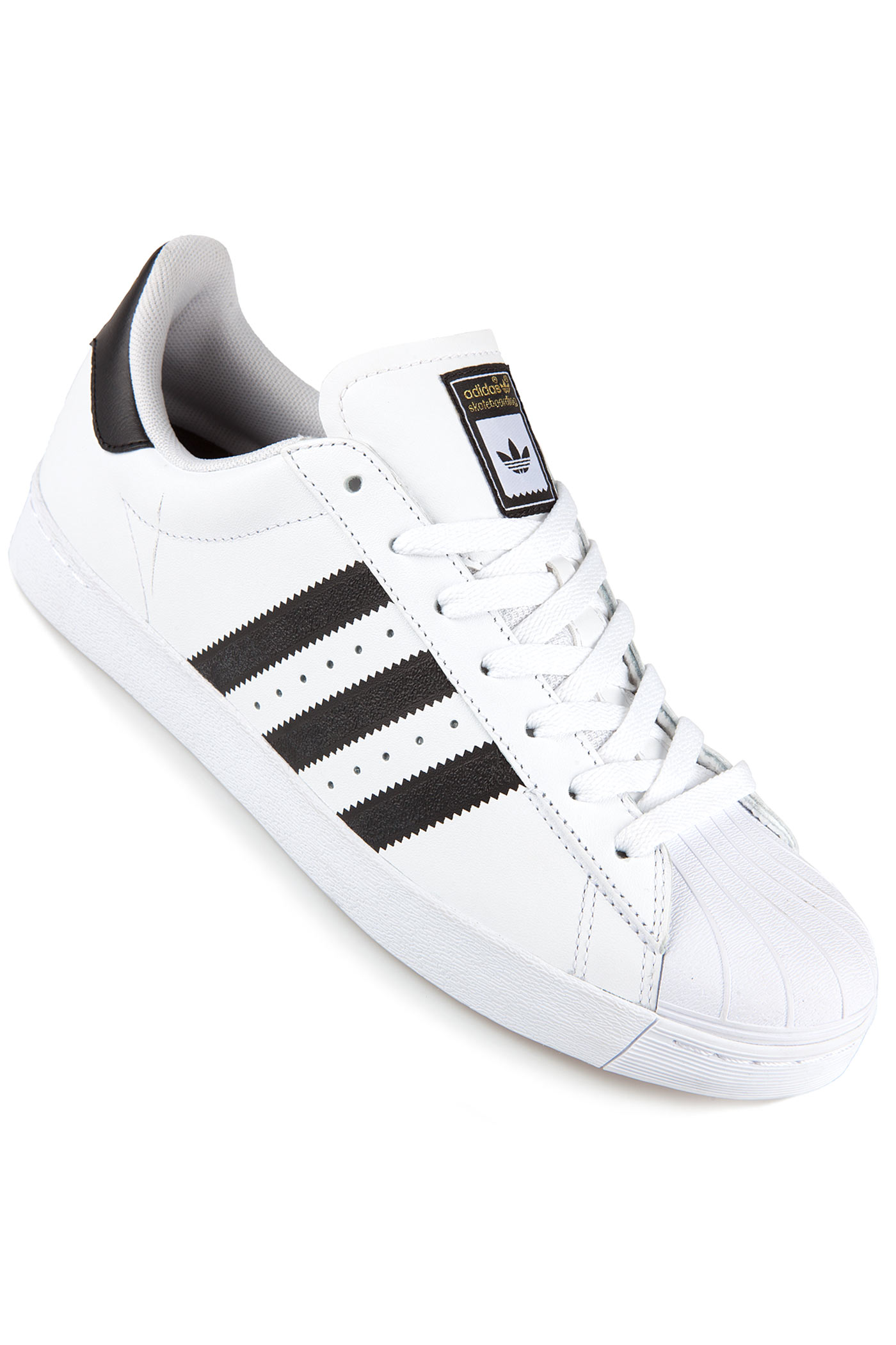 adidas Superstar ADV Vulc Shoe (white) buy at skatedeluxe