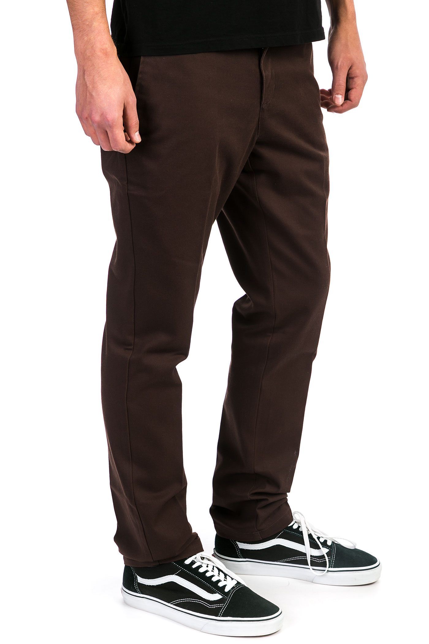Dickies Slim Fit Work Pants (chocolate brown) buy at skatedeluxe