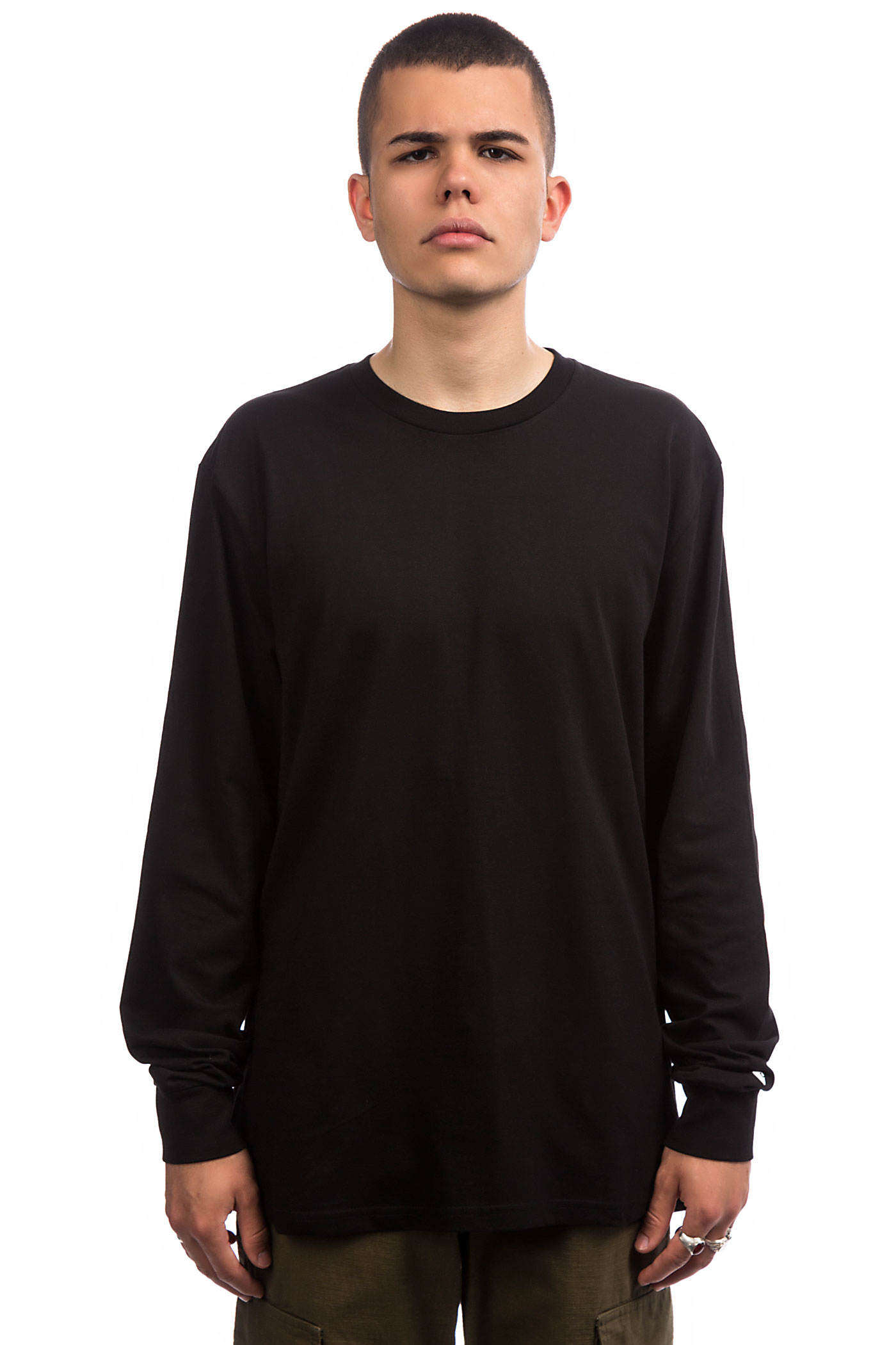 Carhartt WIP Base Longsleeve black white Herren XXL