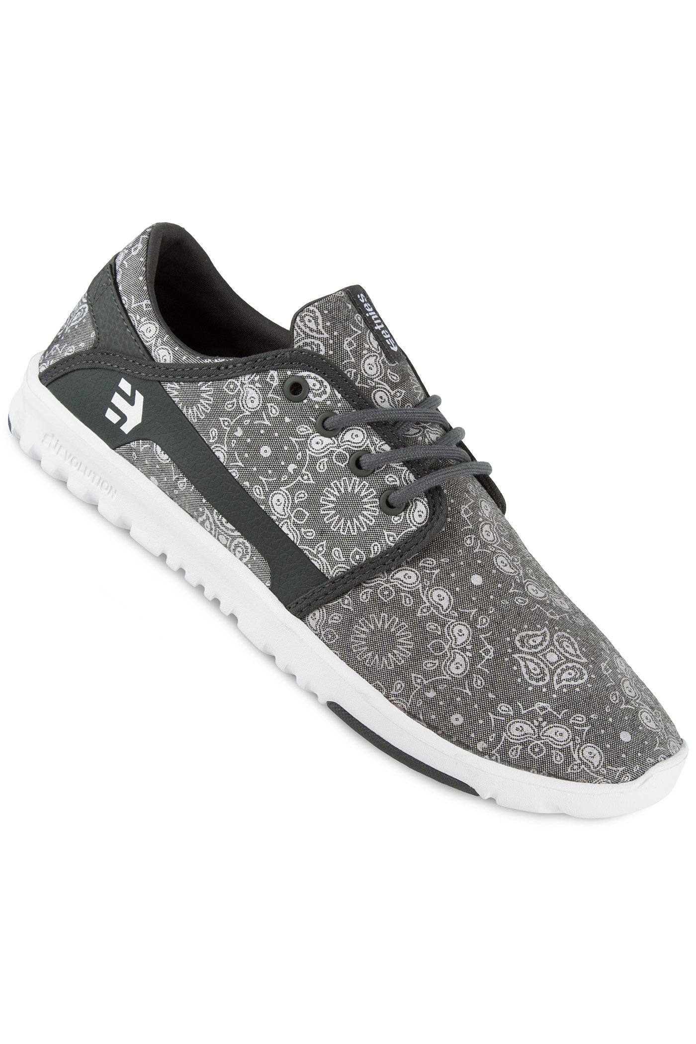 Etnies Scout Shoe (dark grey white) buy at skatedeluxe