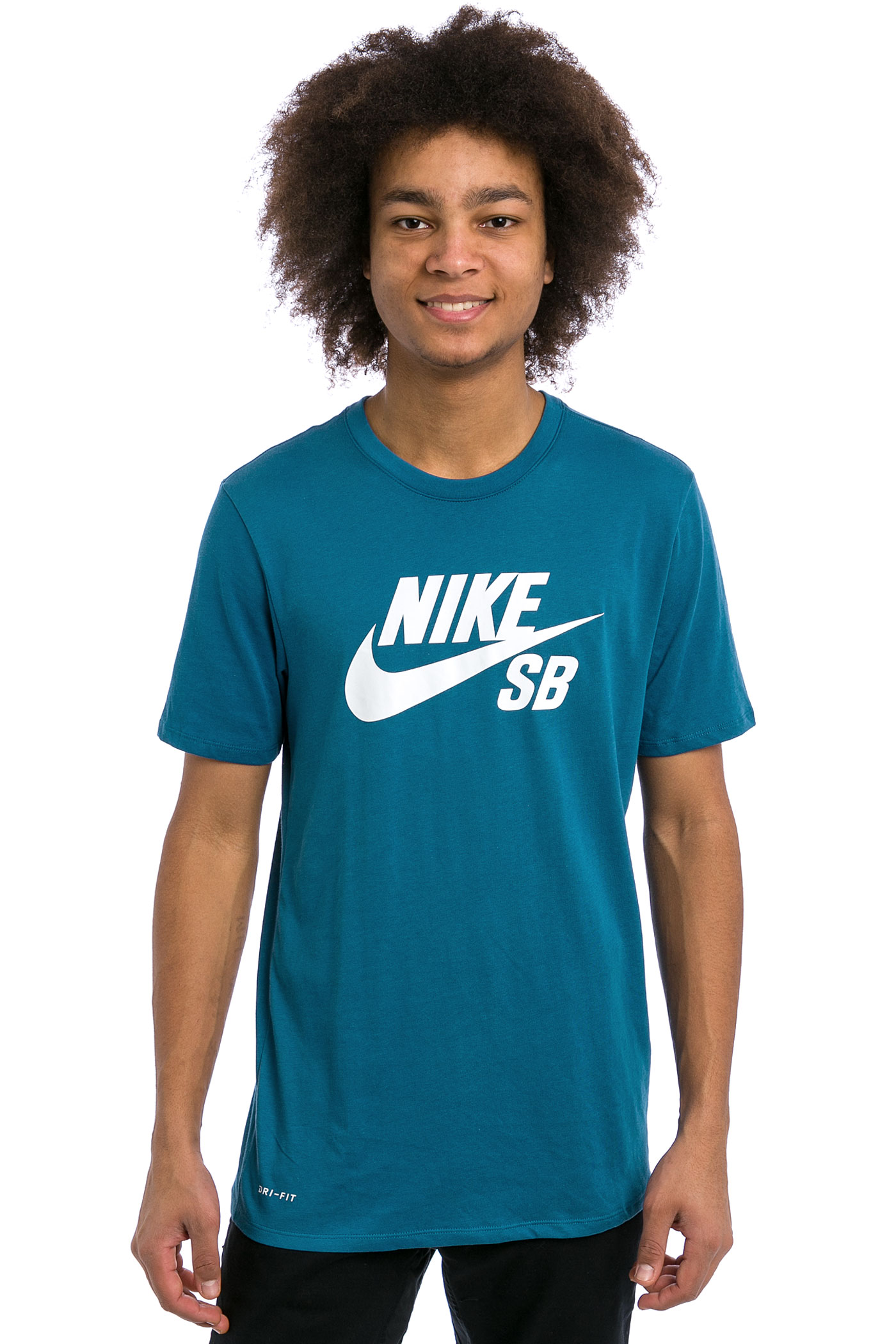 Nike SB Logo T-Shirt (industrial blue white) kaufen bei ...