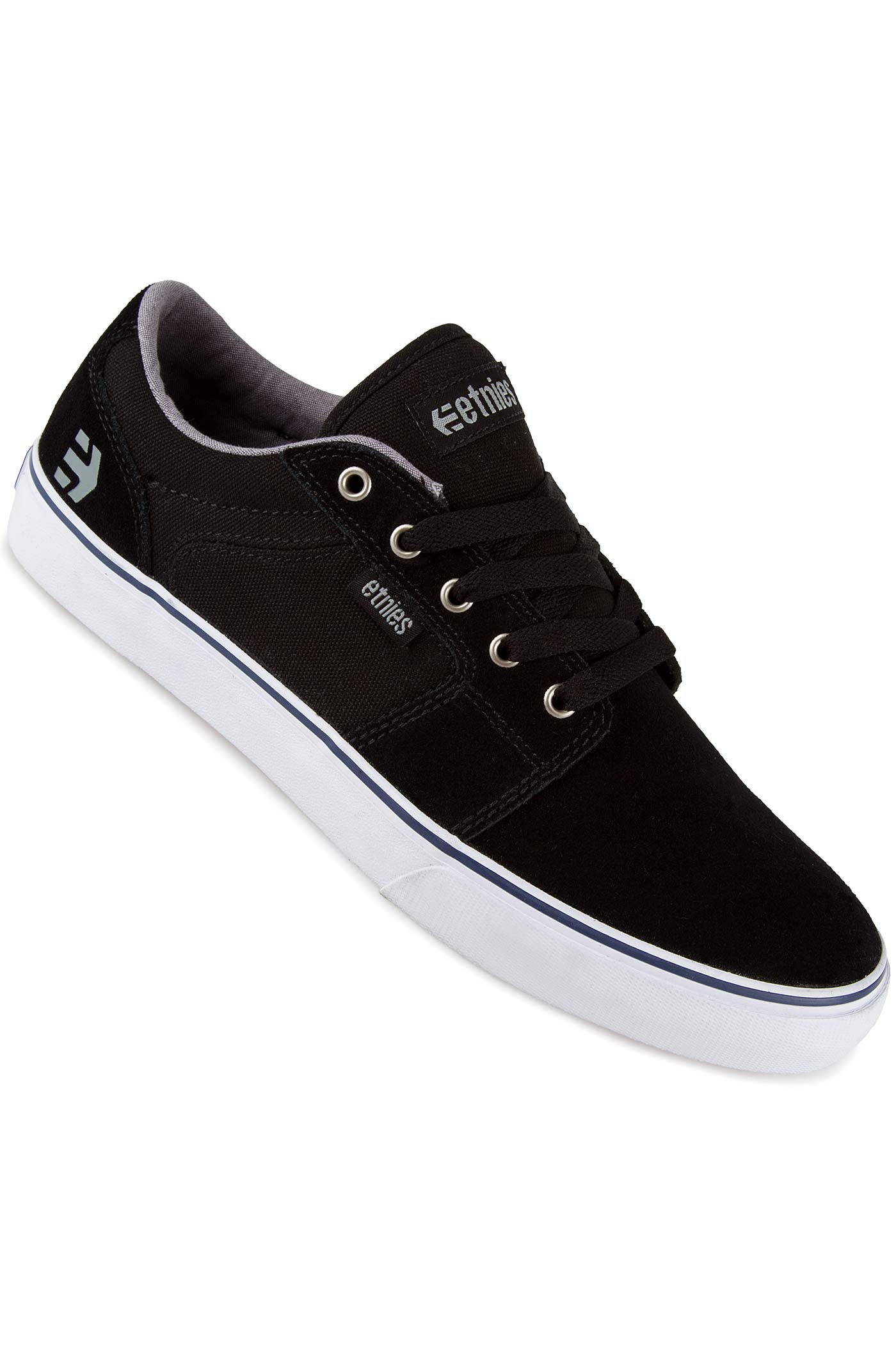 Etnies Barge LS Shoes (black white) buy at skatedeluxe