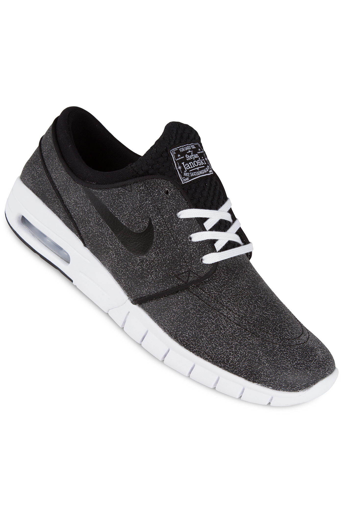 nike sb stefan janoski black white