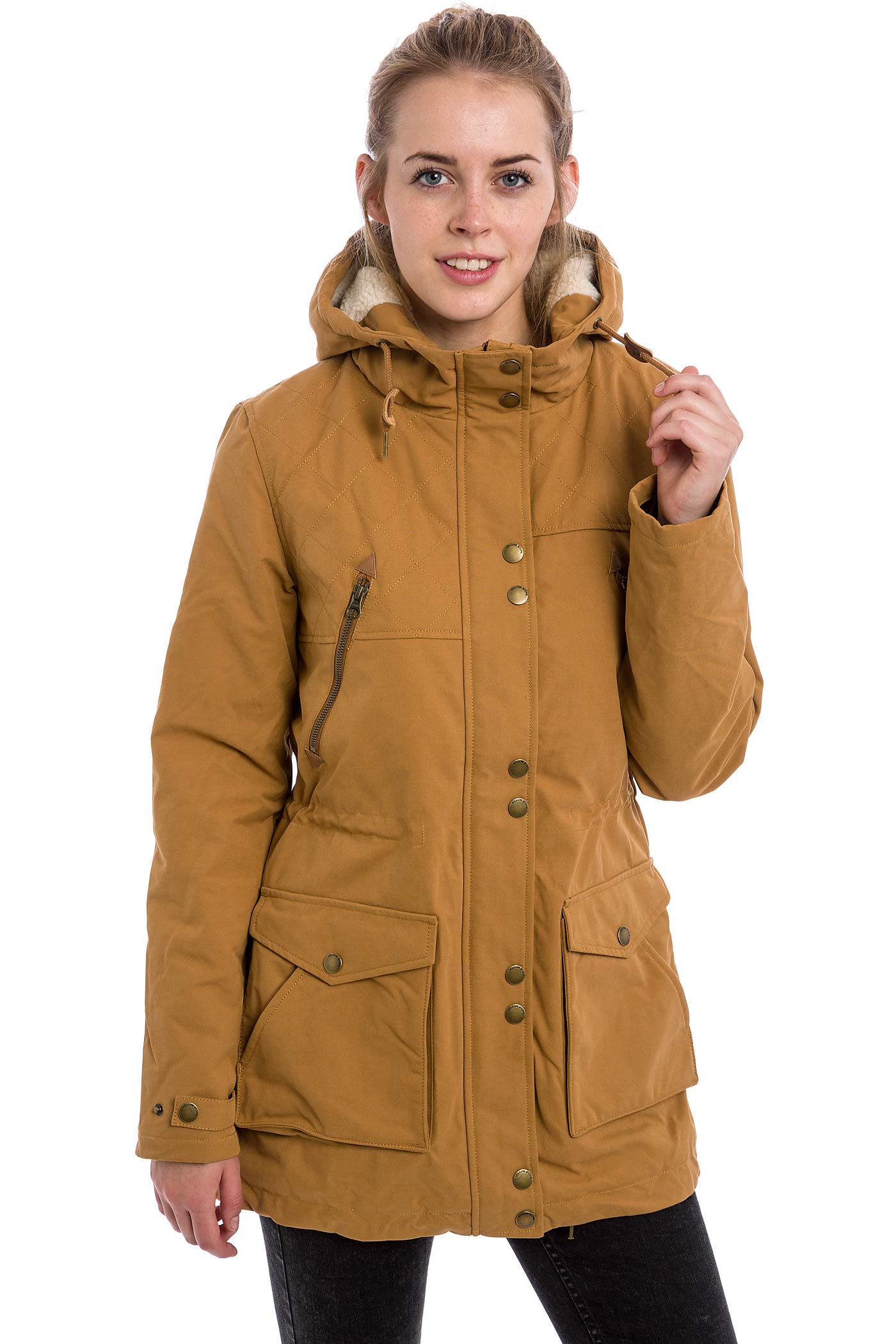 Womens Brown Parka Coats | Han Coats