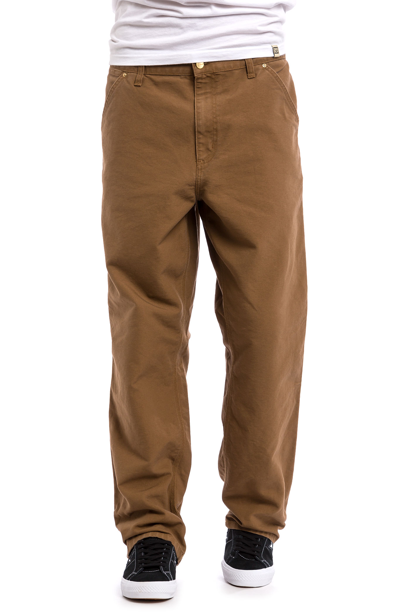 Carhartt WIP Single Knee Pant Turner Pants (hamilton brown rinsed) buy ...