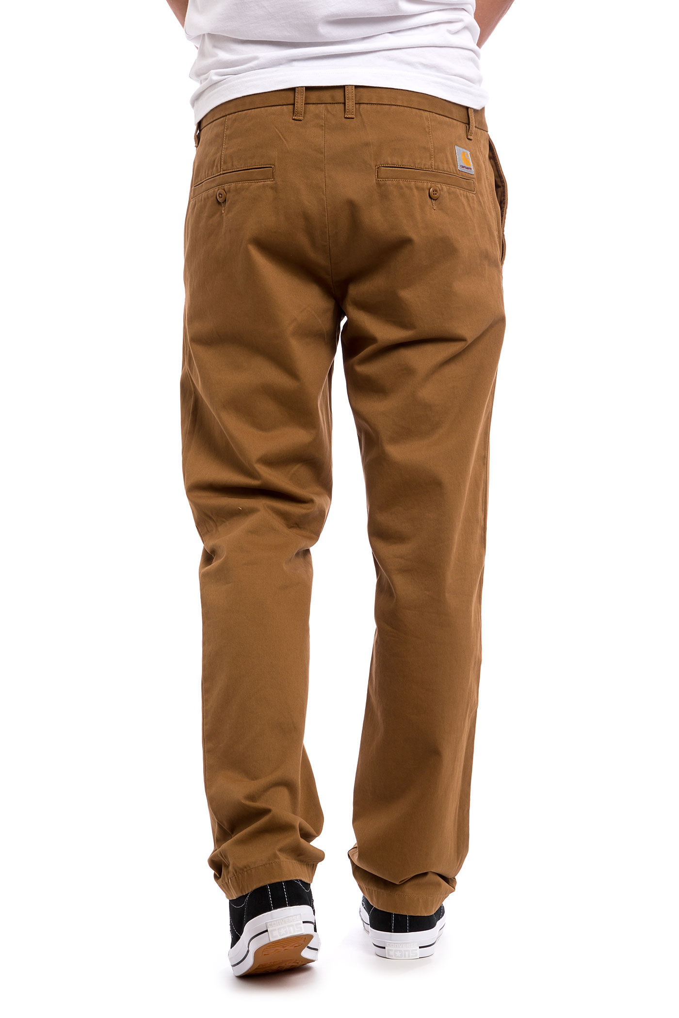 Carhartt WIP Johnson Pant Millville Hose hamilton brown rinsed kaufen bei skatedeluxe