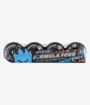 Spitfire Formula Four Conical Full Wheels (black) 54 mm 99A 4 Pack