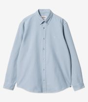 Carhartt WIP Bolton Oxford Chemise (frosted blue garment dyed)