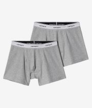 Carhartt WIP Cotton Boxershorts (grey heather) 2er Pack
