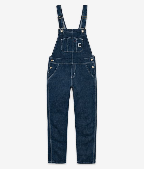 Carhartt WIP W' Bib Overall Gallatin Jeans women (blue stone washed)