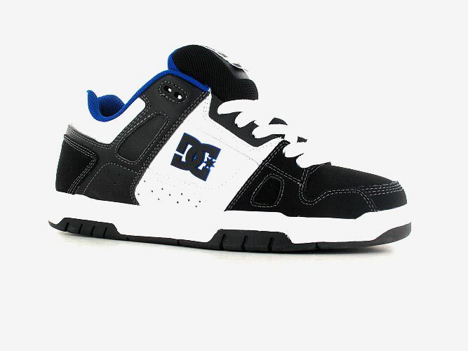 DC Stag Shoes (white black blue)