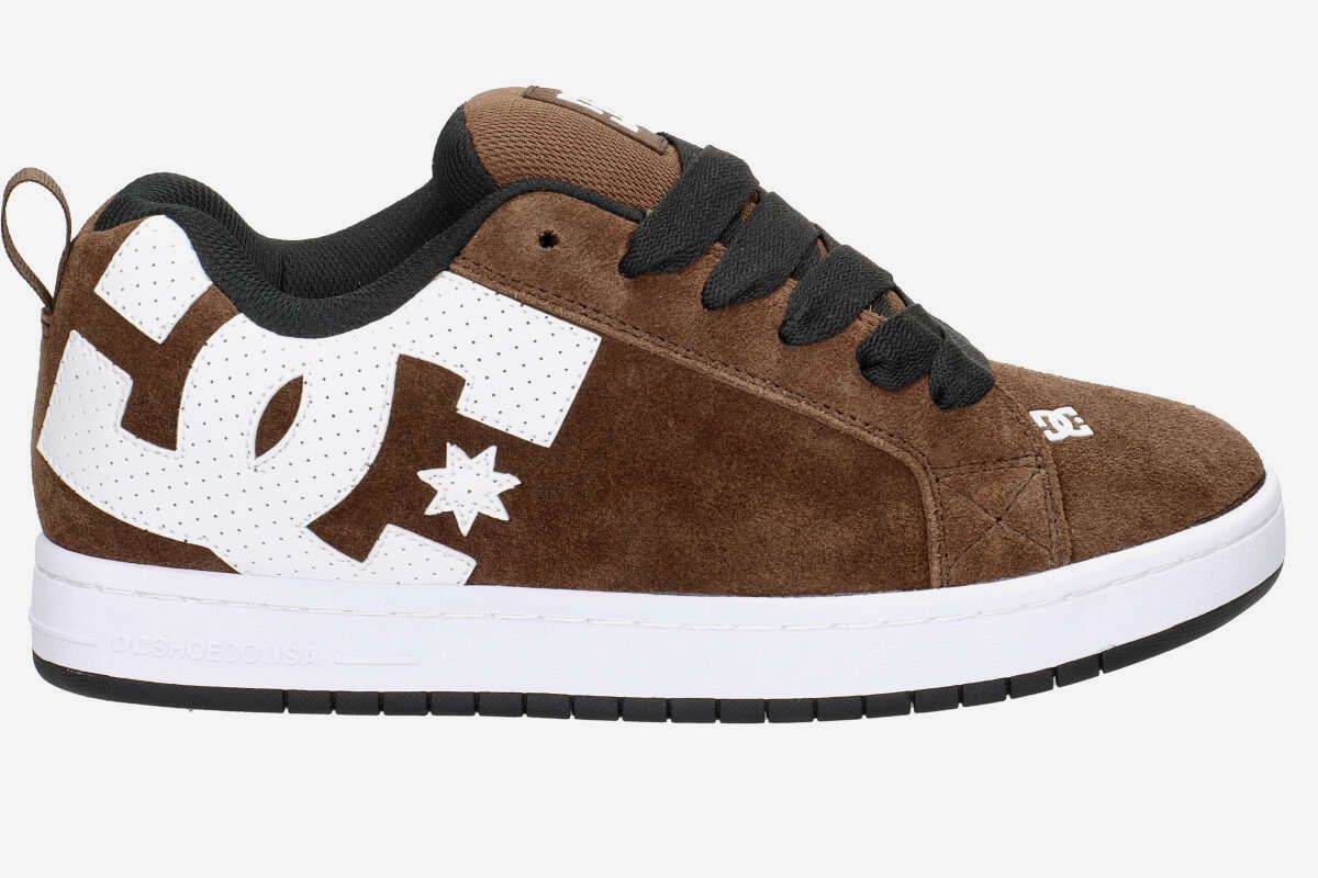 DC Court Graffik SE Shoes (brown white)