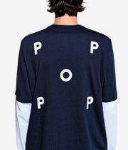 Pop Trading Company Logo Long sleeve (navy)