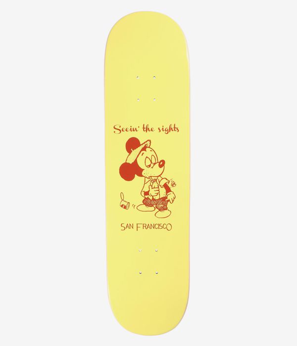 Snack Seein The Sights 8.5" Skateboard Deck (creme)