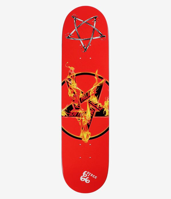 PALACE Pentagram 7.75" Planche de skateboard (red)