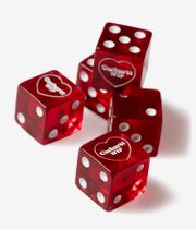 Carhartt WIP Heart Dice Set Acc. (epoxy resin scarlet)